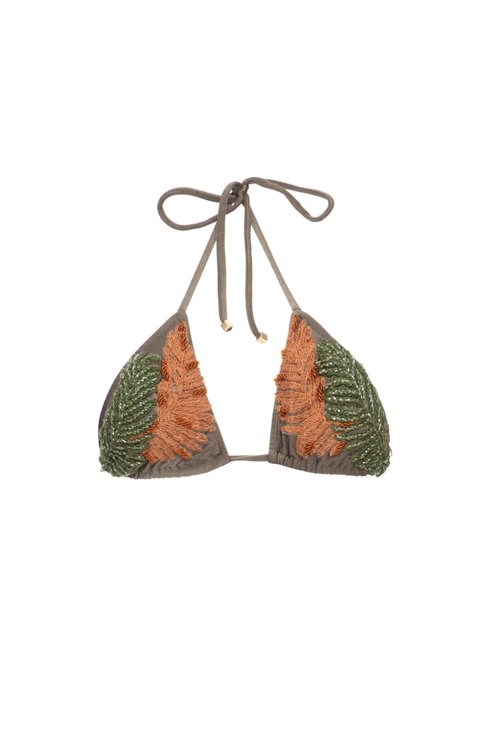 TOP LISO CORTININHA BORDADO VERDE