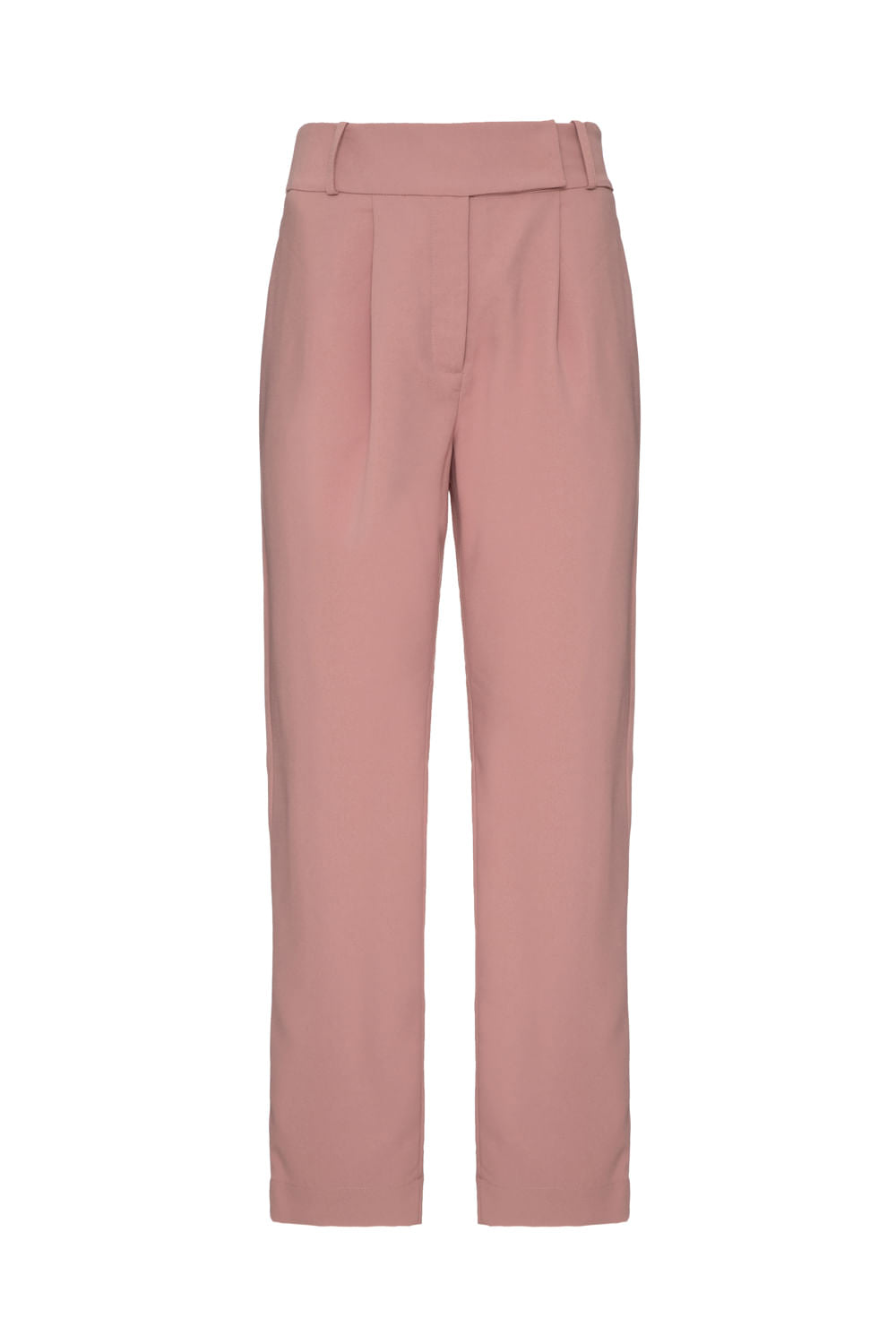 CALÇA ALFAIATARIA CINTURA ALTA ROSA