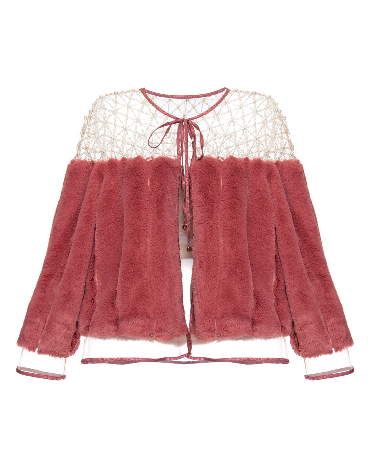 CASACO PLUSH ROSA
