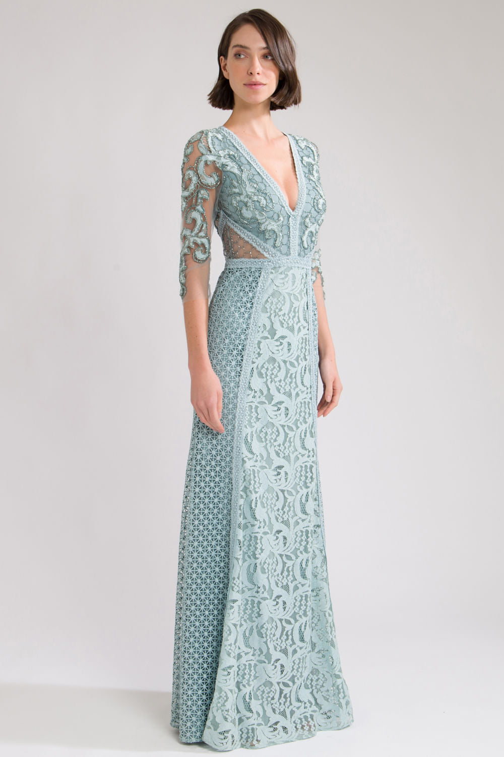 VESTIDO PATRICIA BONALDI INVERNO 2020 AZUL