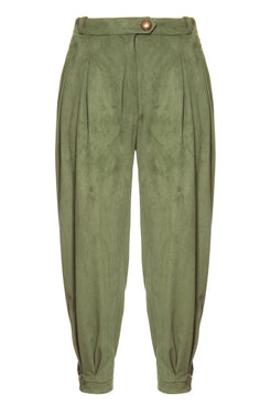 Calça suede
verde escuro