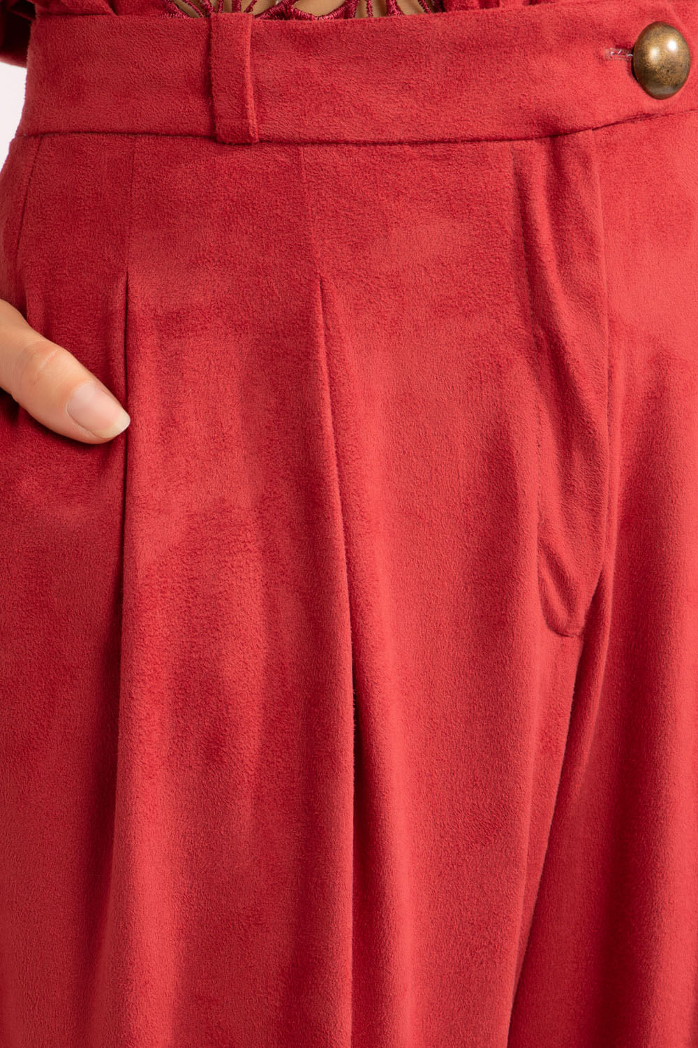 CALÇA SUEDE
VERMELHO