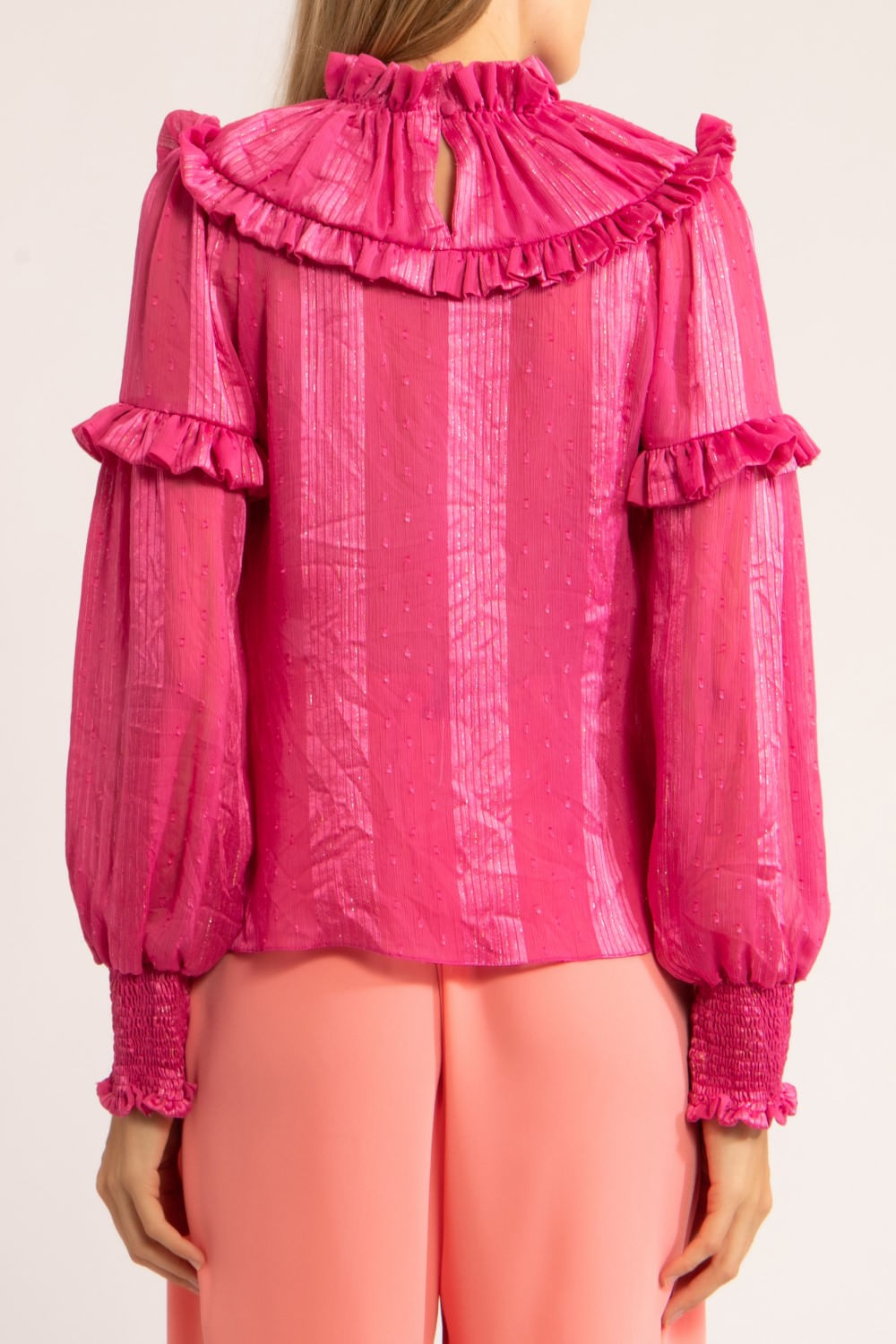Camisa gola babado silk dots
pink