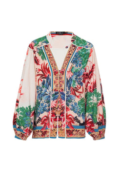 Camisa ampla gilly flower
vermelho