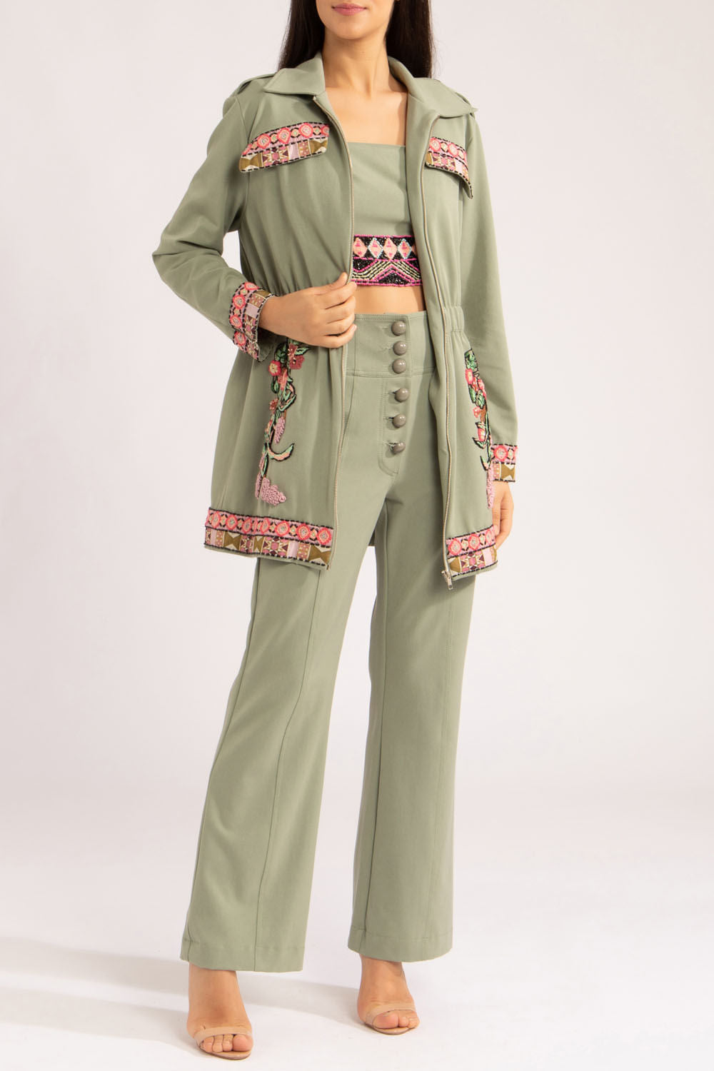 Parka bordada york
verde