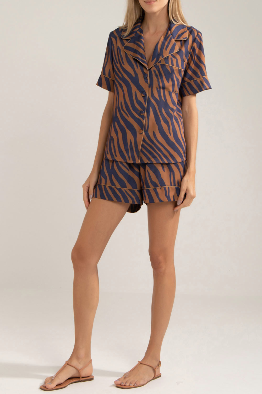 PIJAMA PATBO INV21 AZUL MARINHO