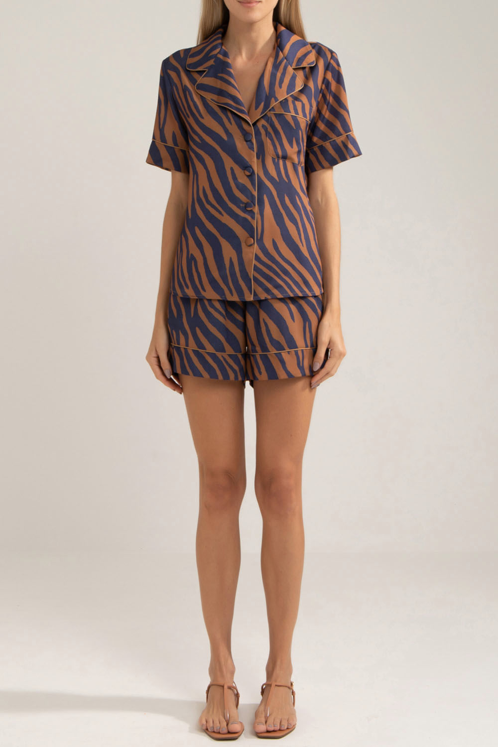 PIJAMA PATBO INV21 AZUL MARINHO
