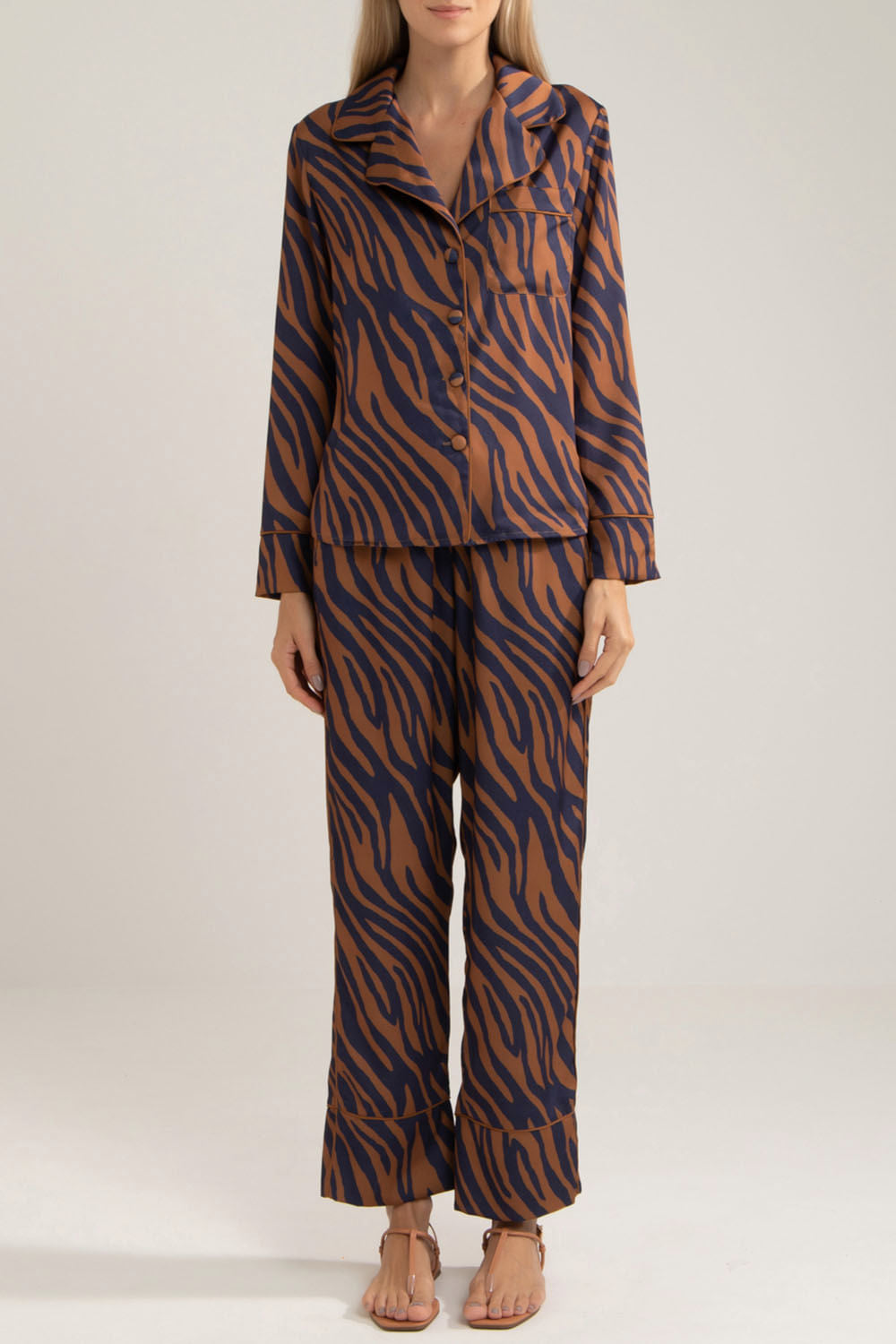 PIJAMA PATBO INV21 AZUL MARINHO