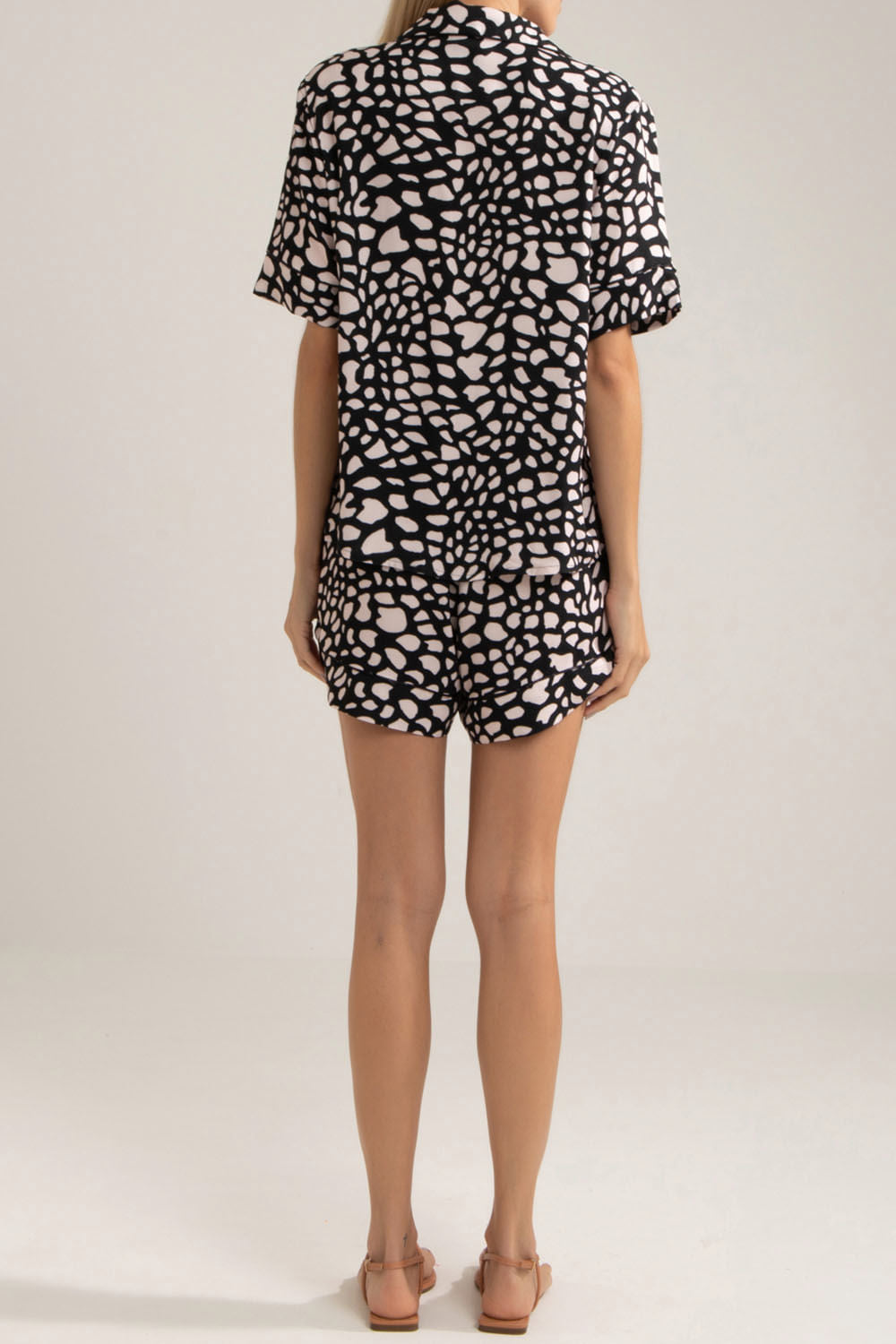 PIJAMA CURTO PATBO INV21 PRETO