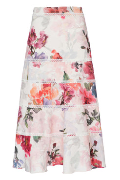 SAIA MIDI ENTREMEIOS GILLY FLOWER ORQ AQUA OFF