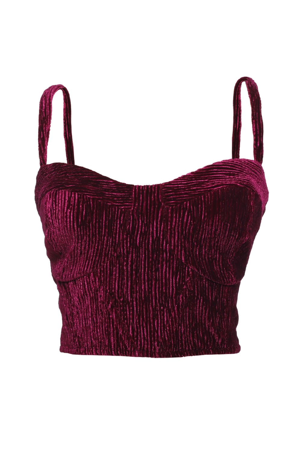 TOP ESTRUTURADO VELUDO PLISSADO
VINHO