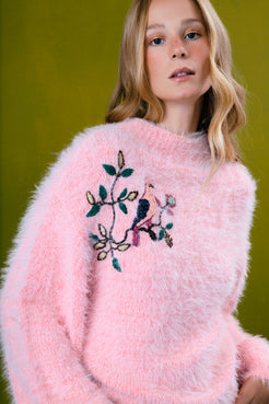 Tricot max bordado
rosa