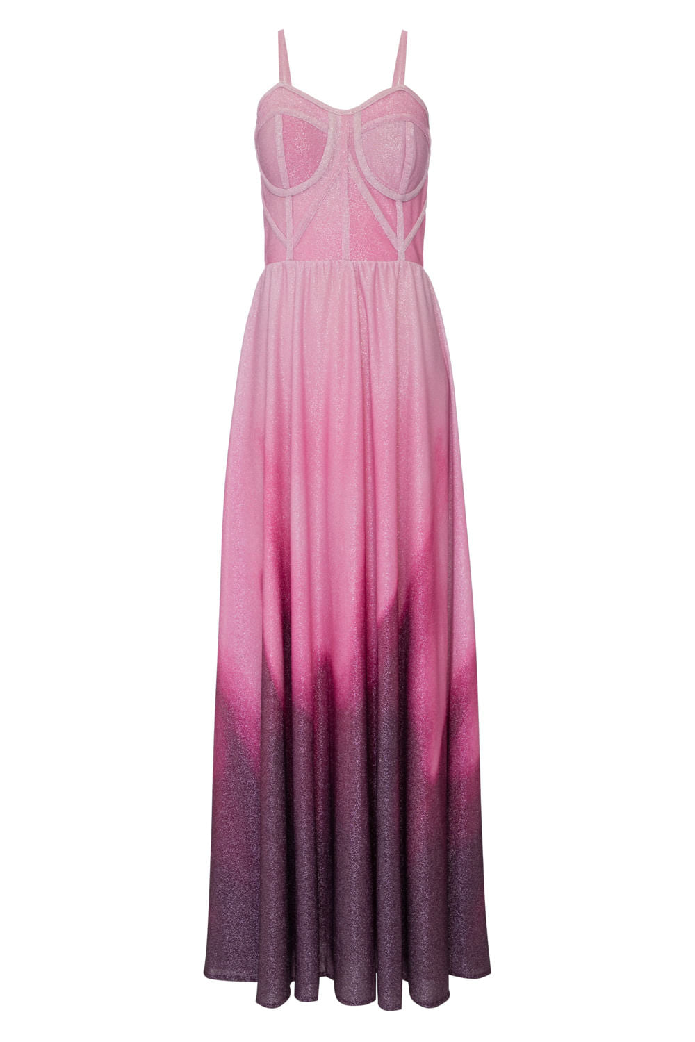 VESTIDO CORSET NEW OMBRÉ
ROSA COM VINHO