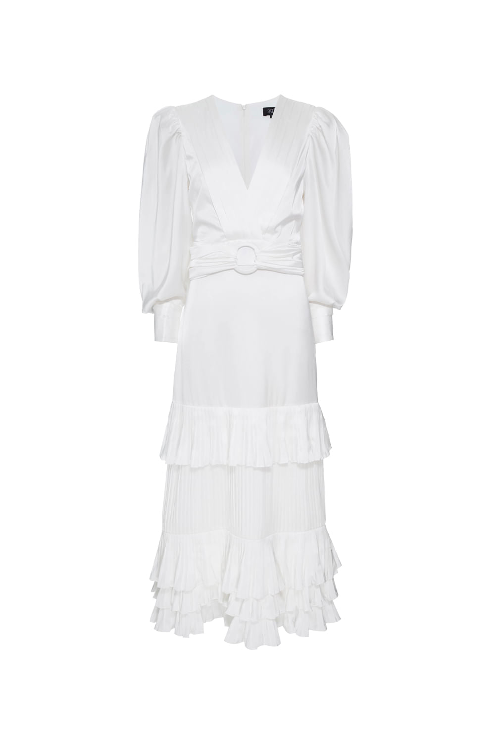 VESTIDO MÍDI CETIM SENSORIAL
OFF WHITE