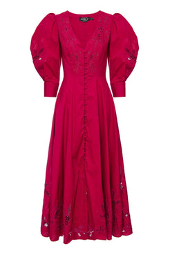 VESTIDO MIDI MANGAS TRICOLINE SPAN
VINHO
