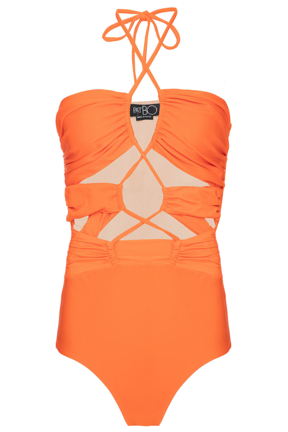 BODY TRANÇADO FRANZIDO
LARANJA