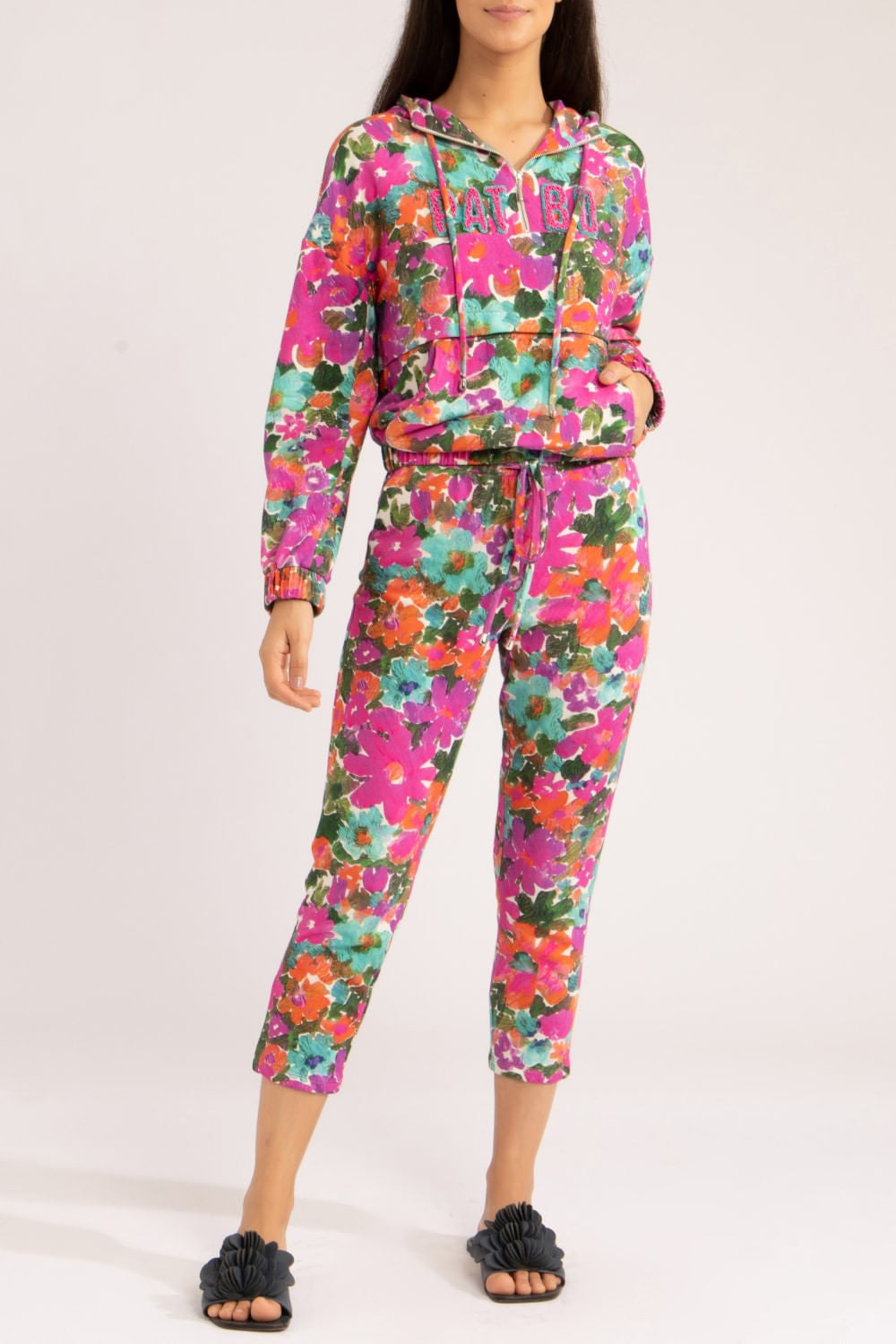 Moletom floral gabi
pink