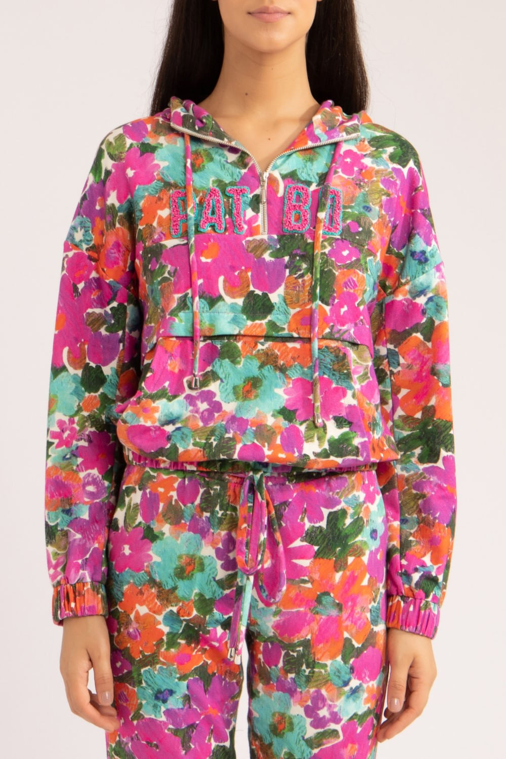 Moletom floral gabi
pink