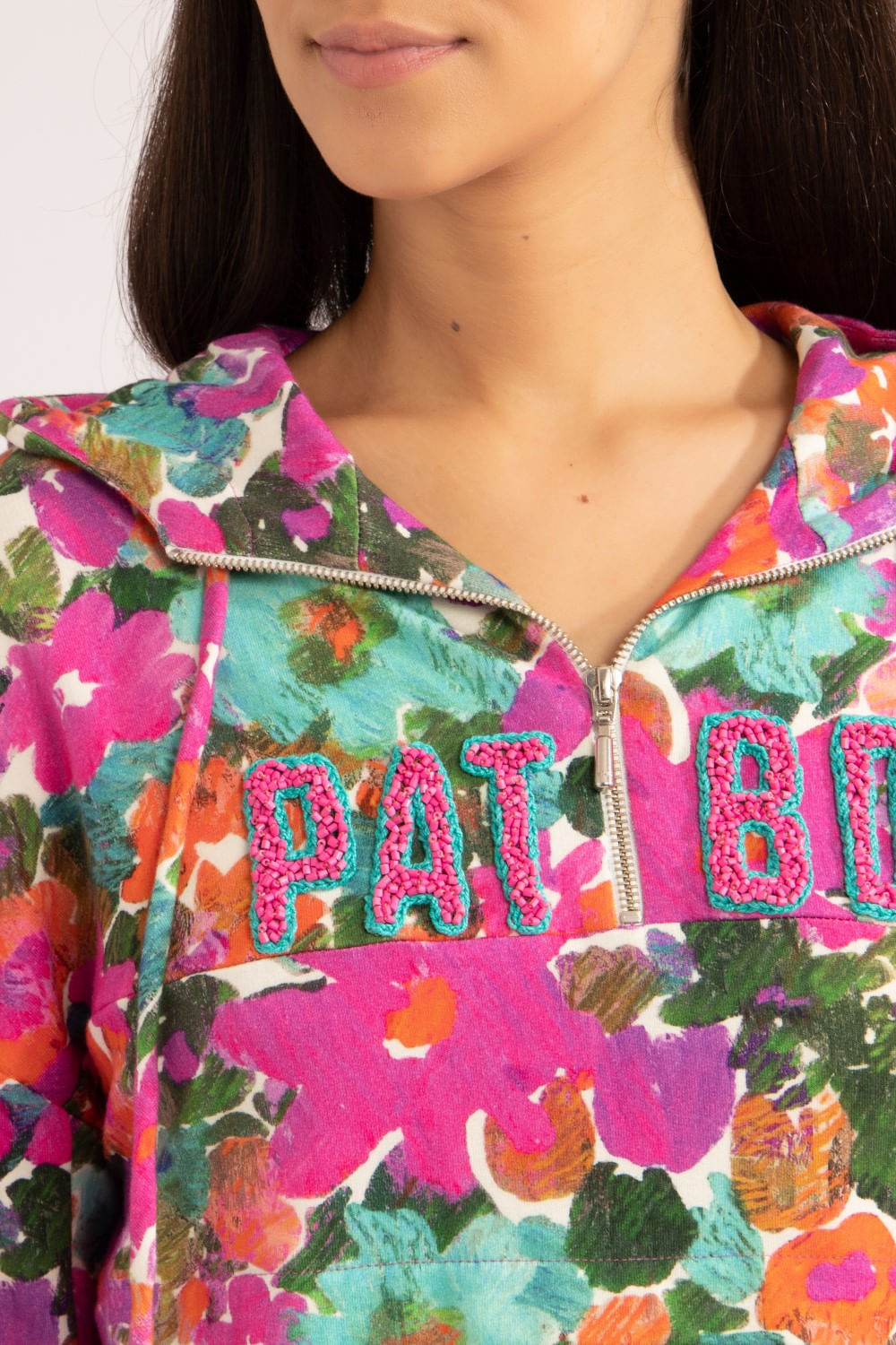 Moletom floral gabi
pink