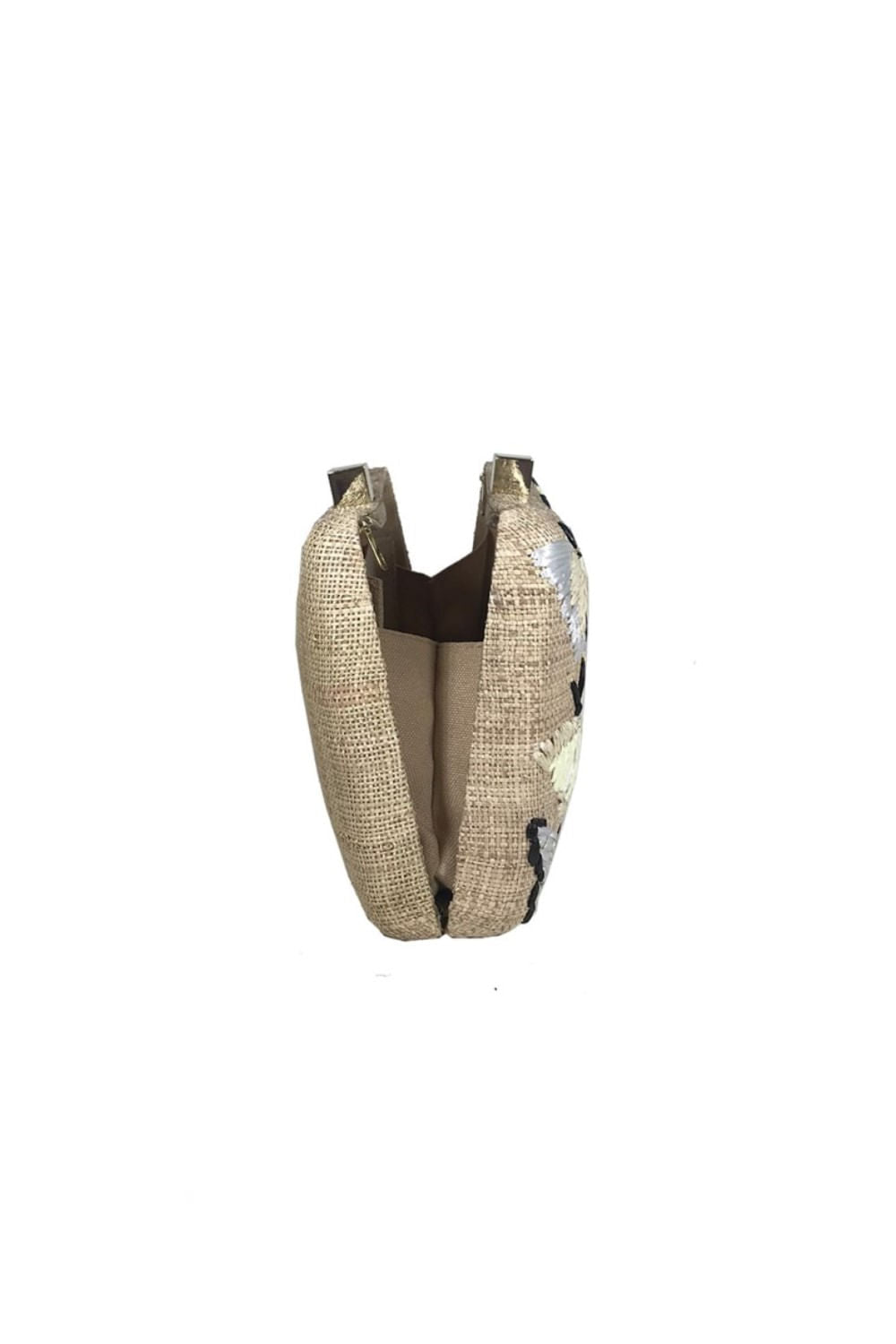 BOLSA 10419 CHARLOTTE BUTTERFLIES EMB #TOAST BEGE