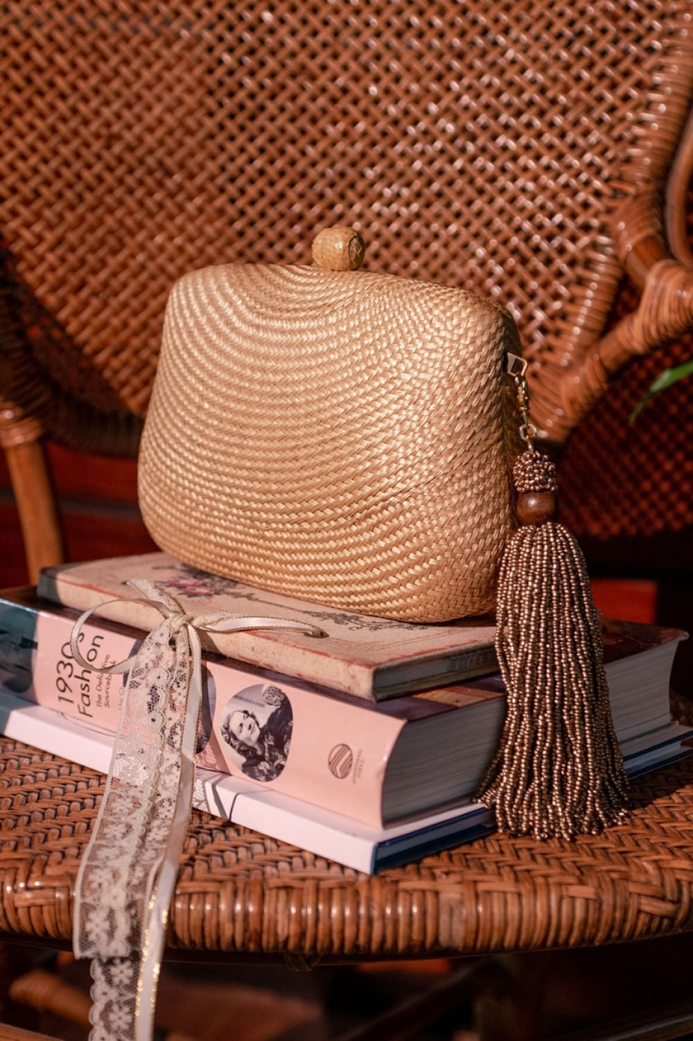 BOLSA BLAIR BUN AREIA