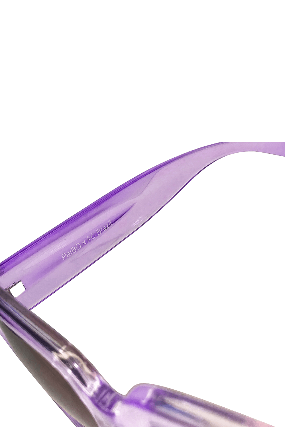 ÓCULOS QUADRADO GRANDE LILAS