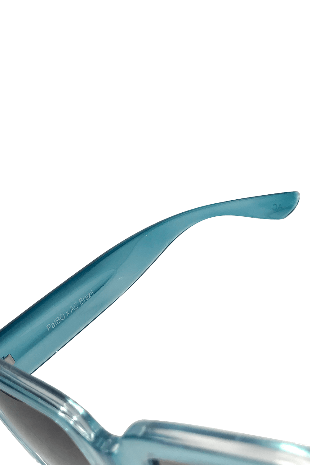 ÓCULOS QUADRADO GRANDE AZUL