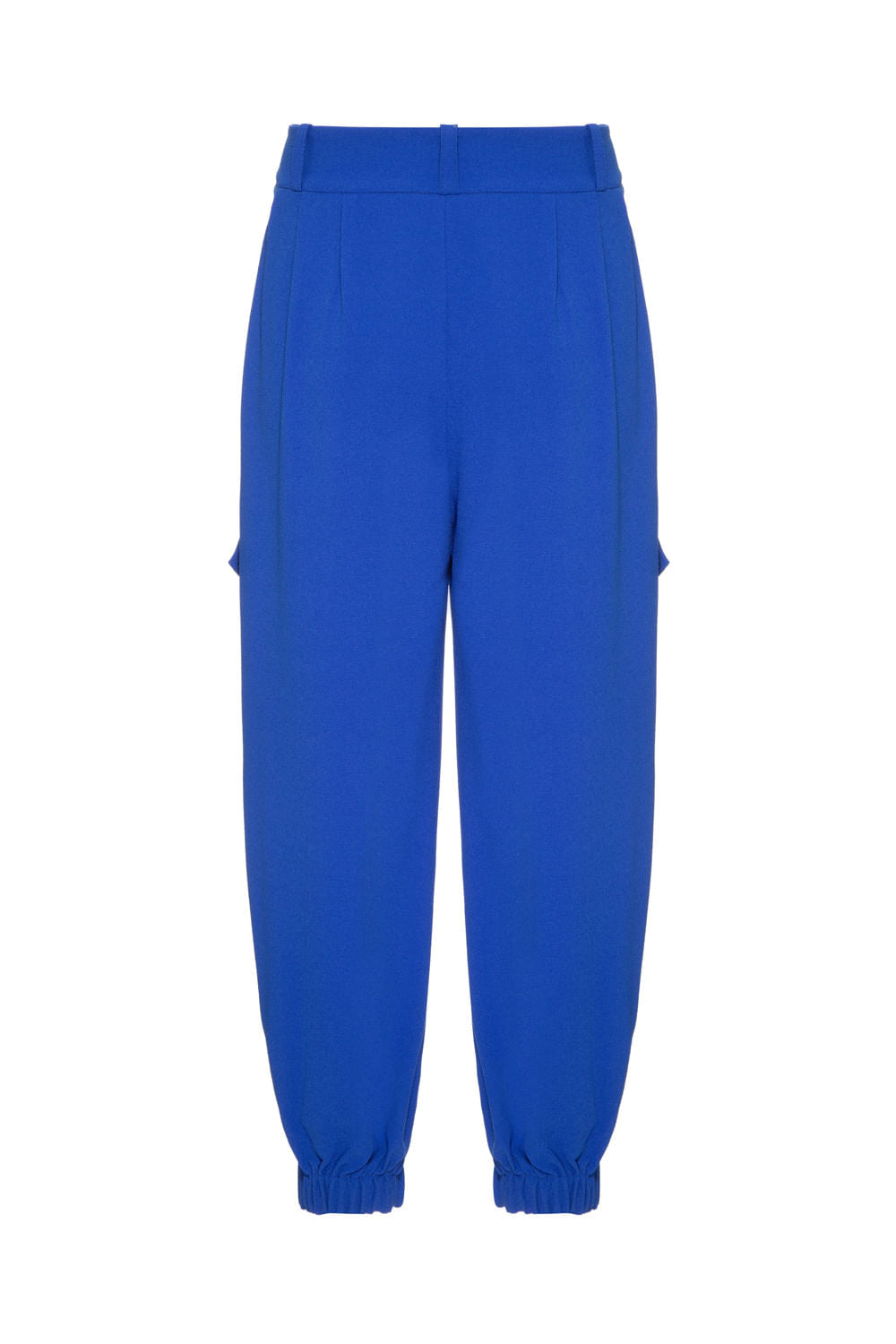 CALÇA ALFAIATARIA PREGAS AZUL