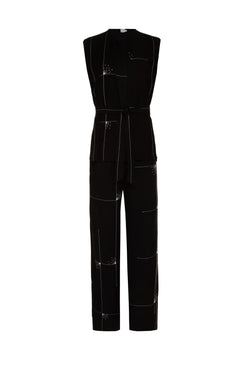 MACACÃO LONGO AMARRAÇÃO - AP03 PRETO