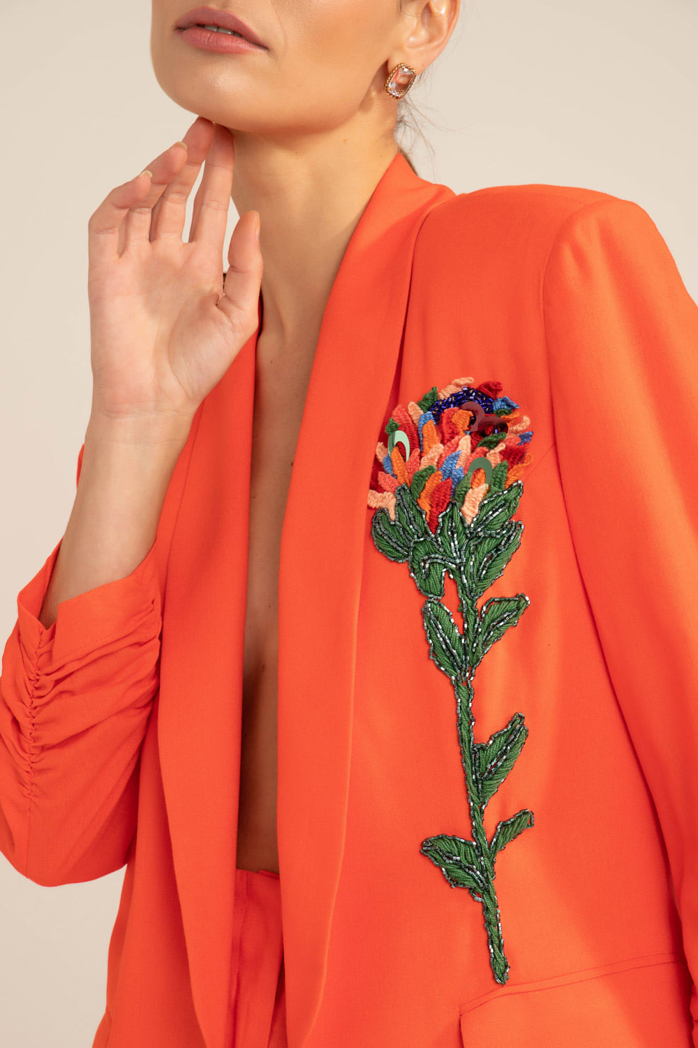 Blazer gola desert laranja