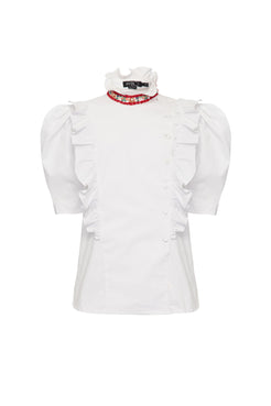 Camisa manga curta soft 60's branco