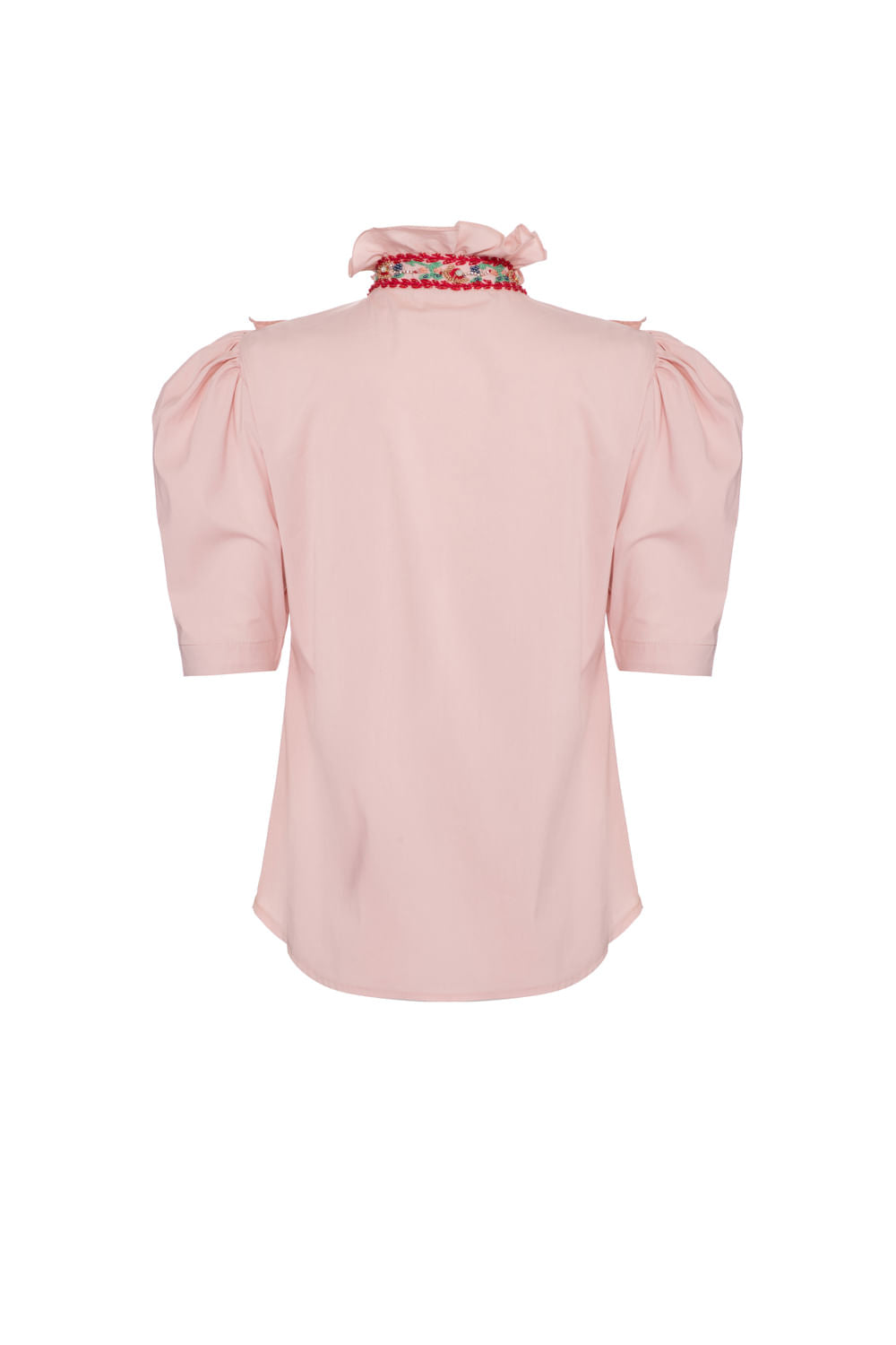 CAMISA MANGA CURTA SOFT 60'S ROSA