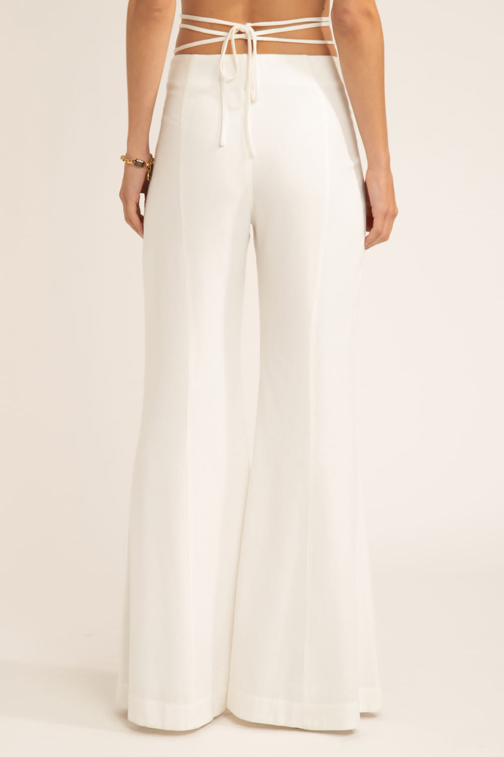 Calça amarração scape off white