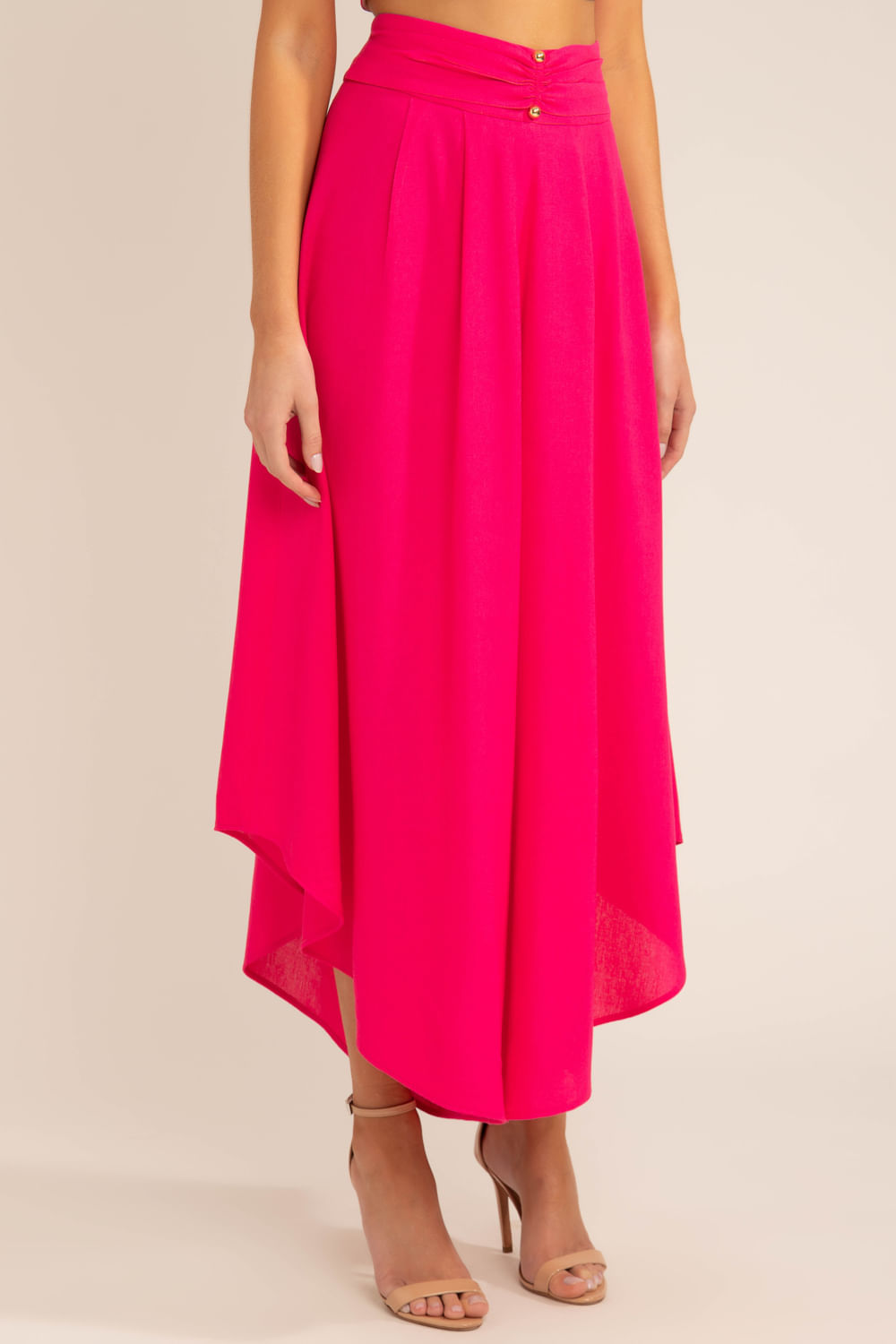 Calça ampla scape pink