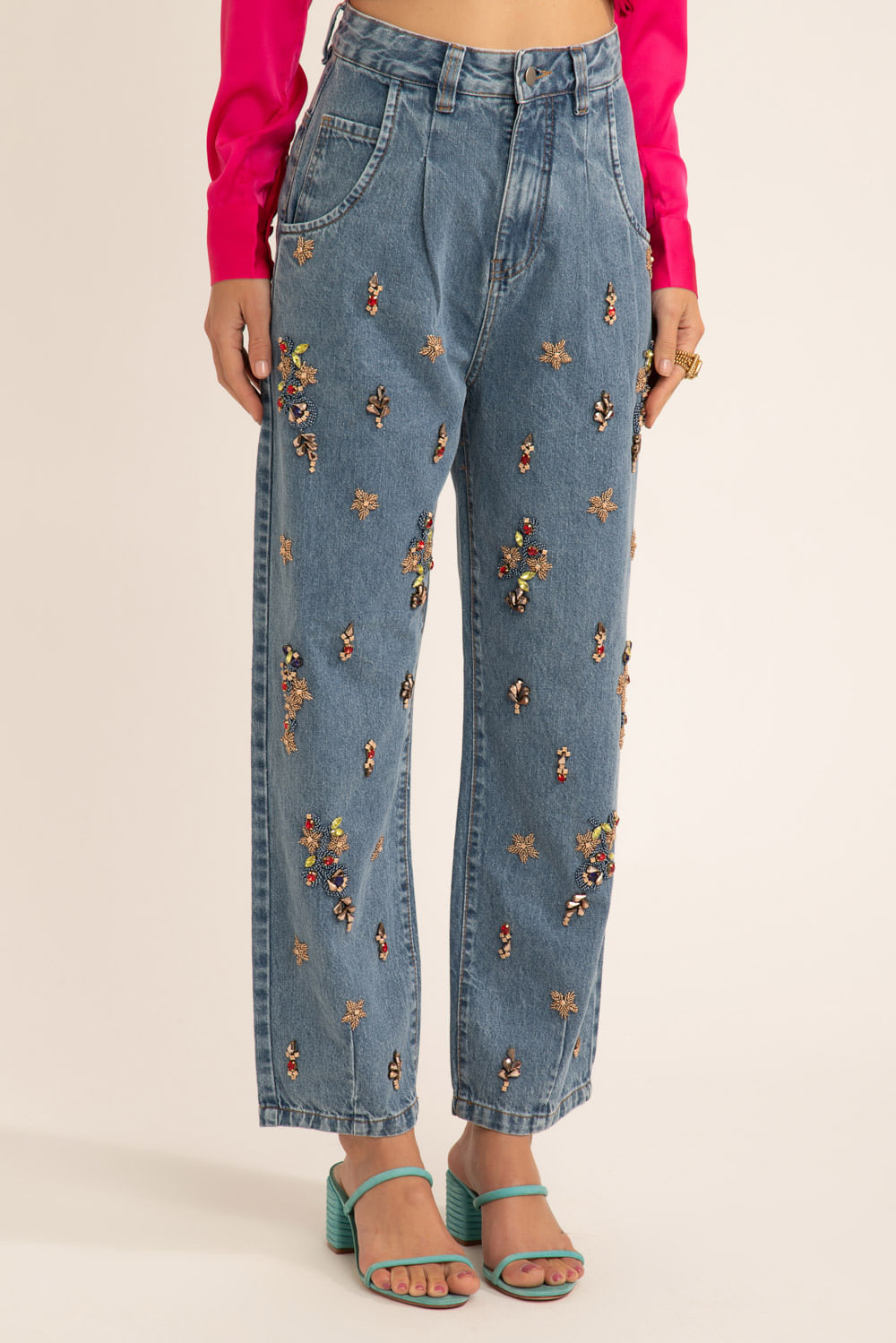 CALÇA JEANS PATBO I22 AZUL
