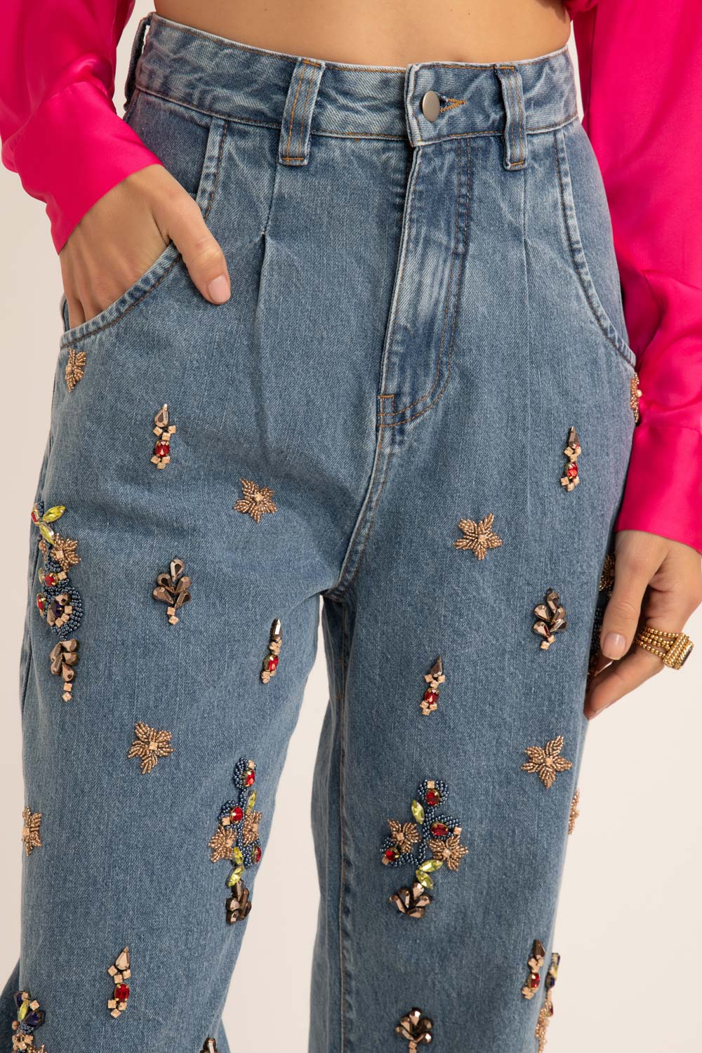 CALÇA JEANS PATBO I22 AZUL