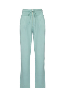 CALÇA MOLETOM CORDÕES VERDE CLARO