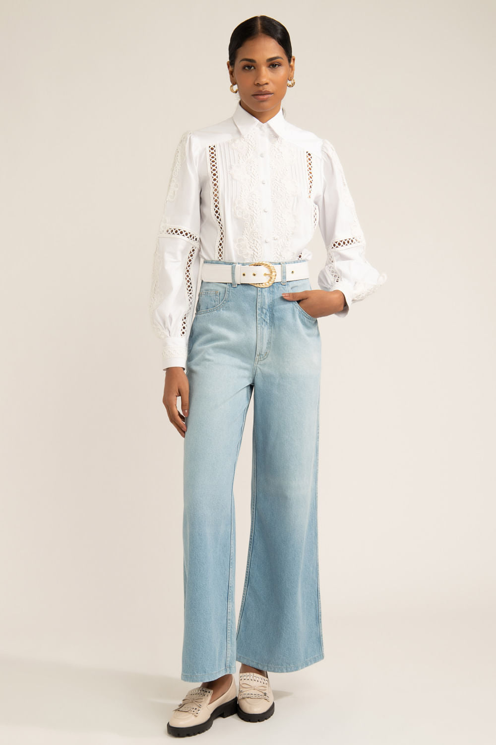 CAMISA ENTREMEIO SOFT 60'S BRANCO