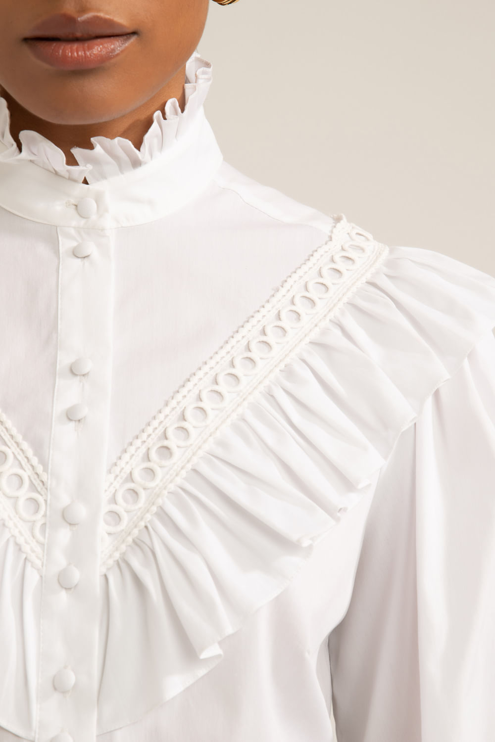 CAMISA BABADOS SOFT 60'S BRANCO