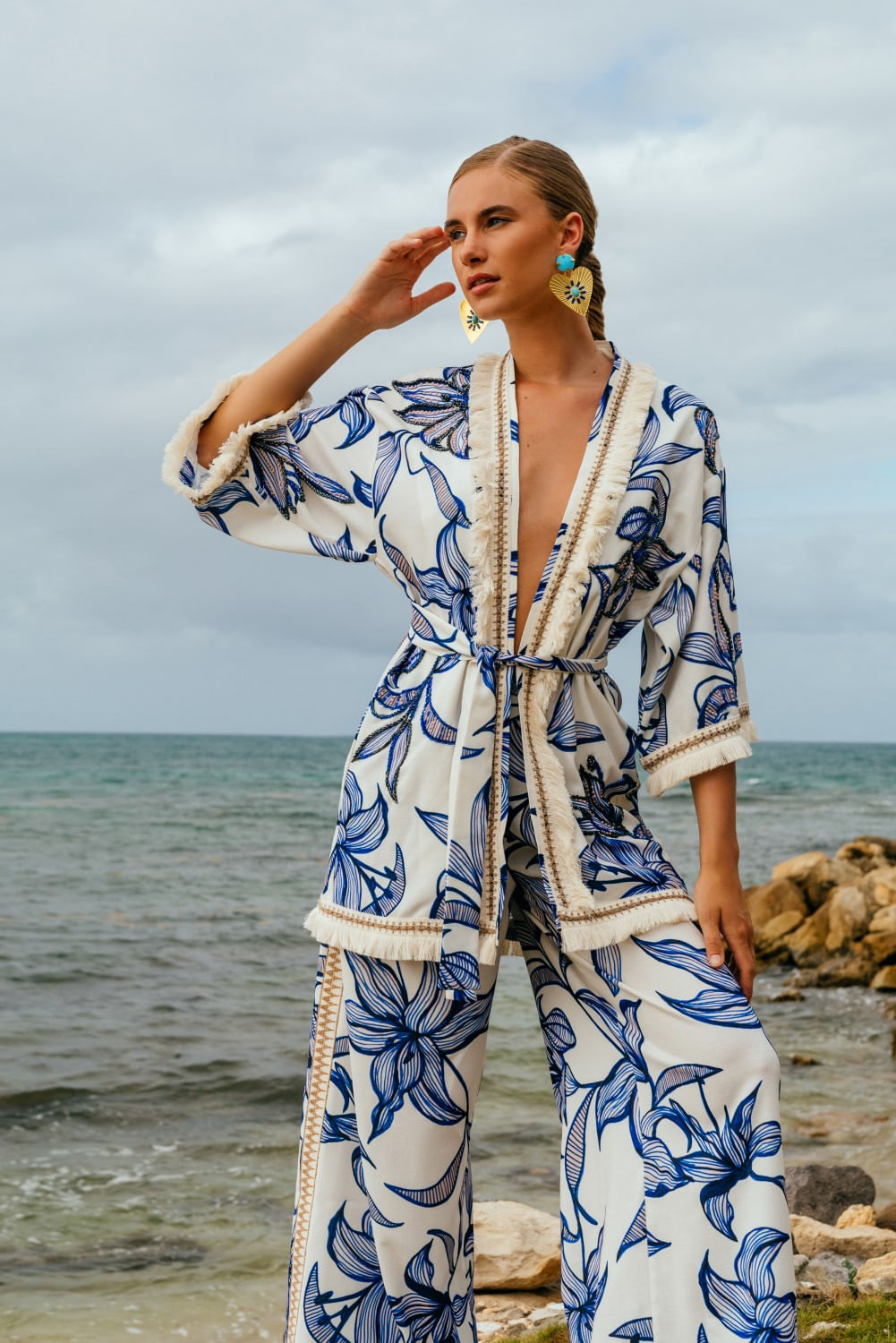 KIMONO STARGAZER OFF WHITE