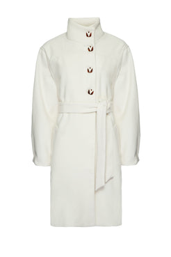 CASACO SOBRETUDO LUDIC OFF WHITE