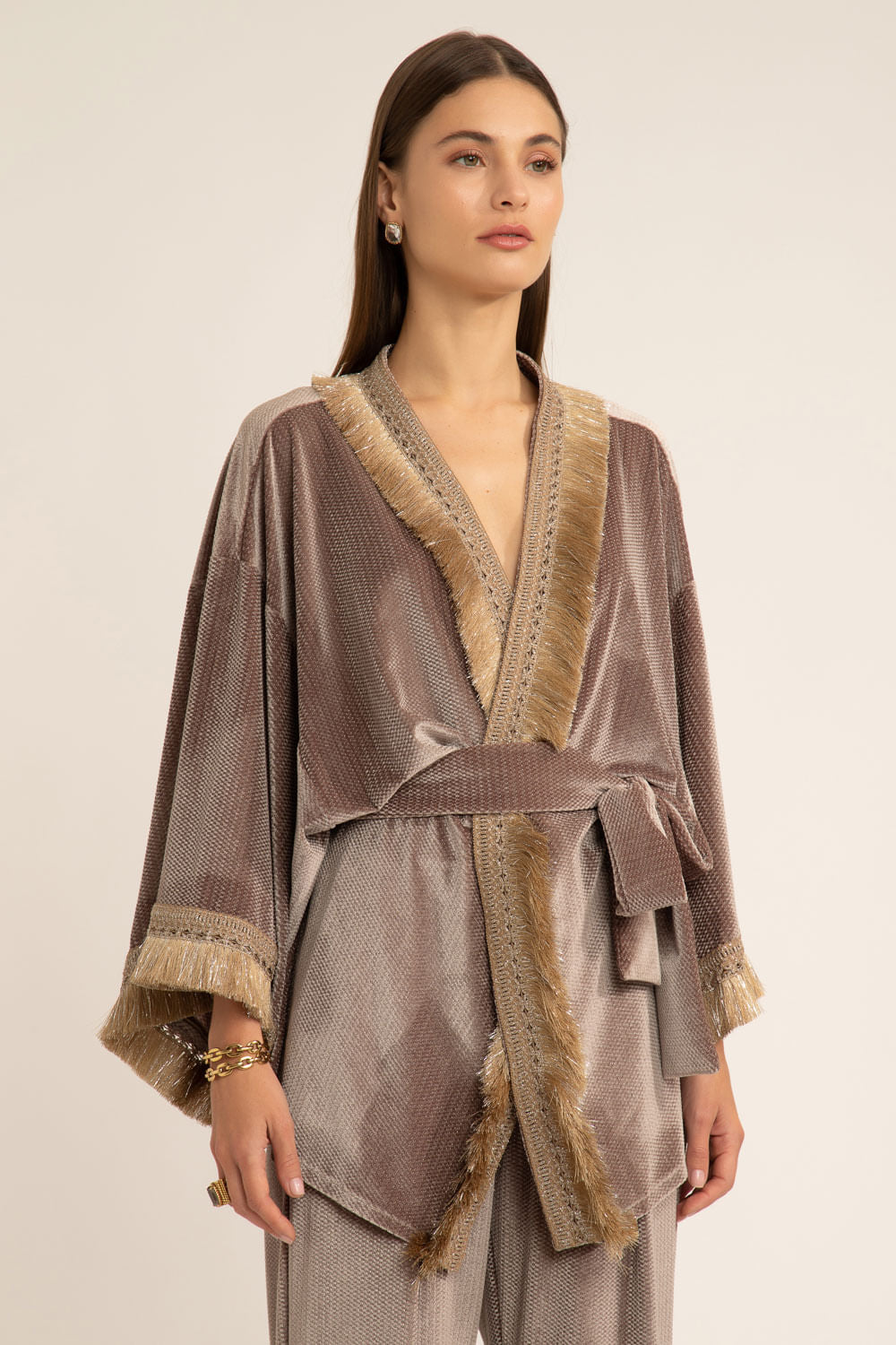 KIMONO PATBO I22 DOURADO