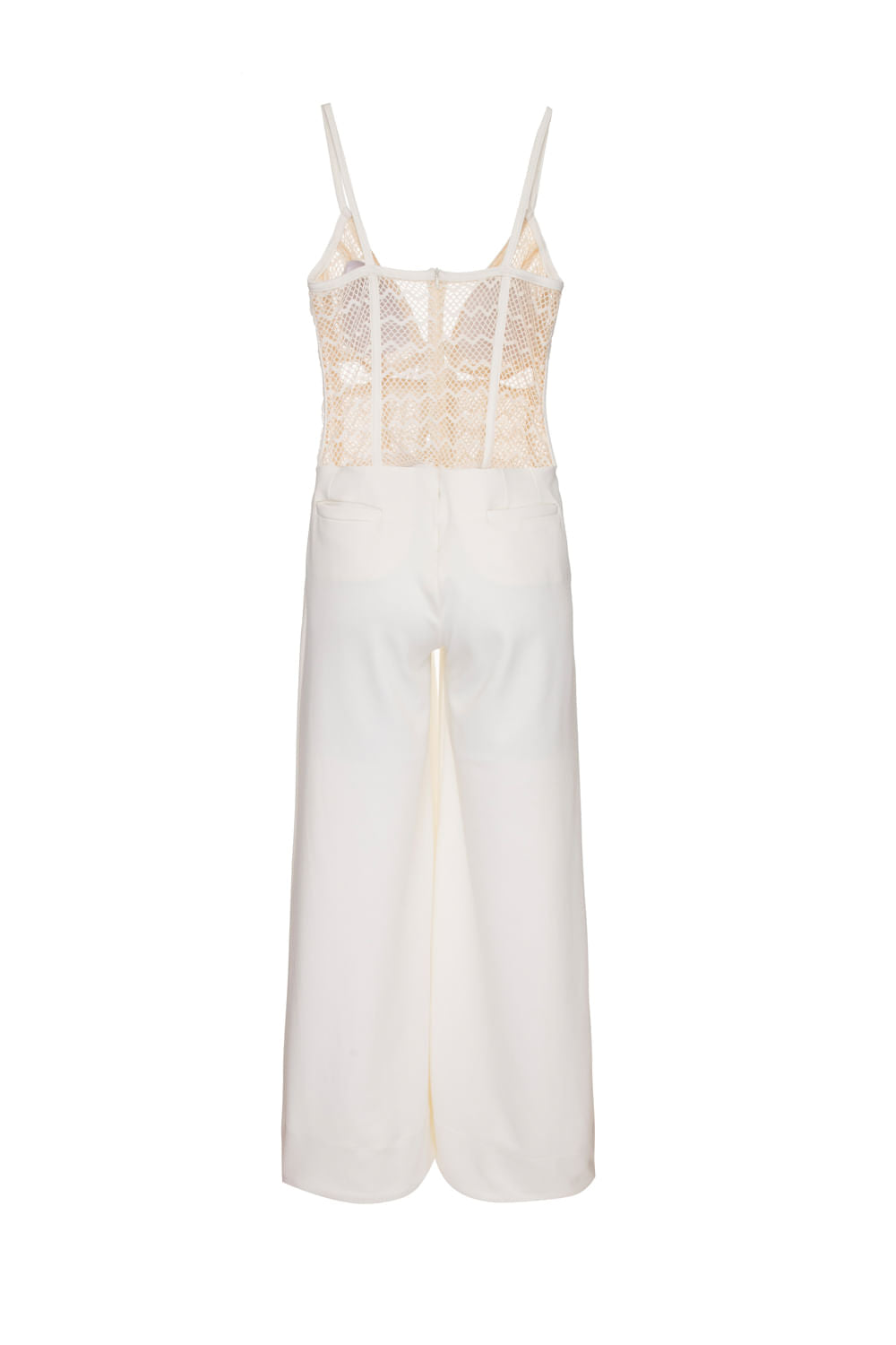 MACACÃO CREPE POSH OFF WHITE