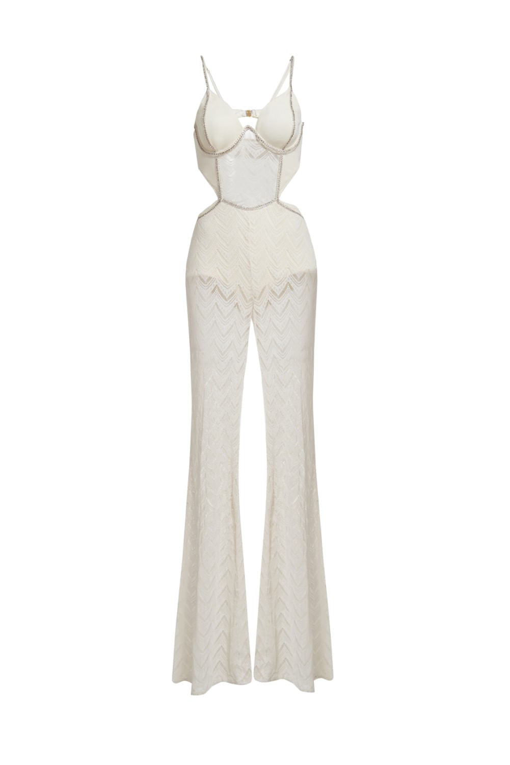 MACACÃO HAND-BEADED OFF WHITE