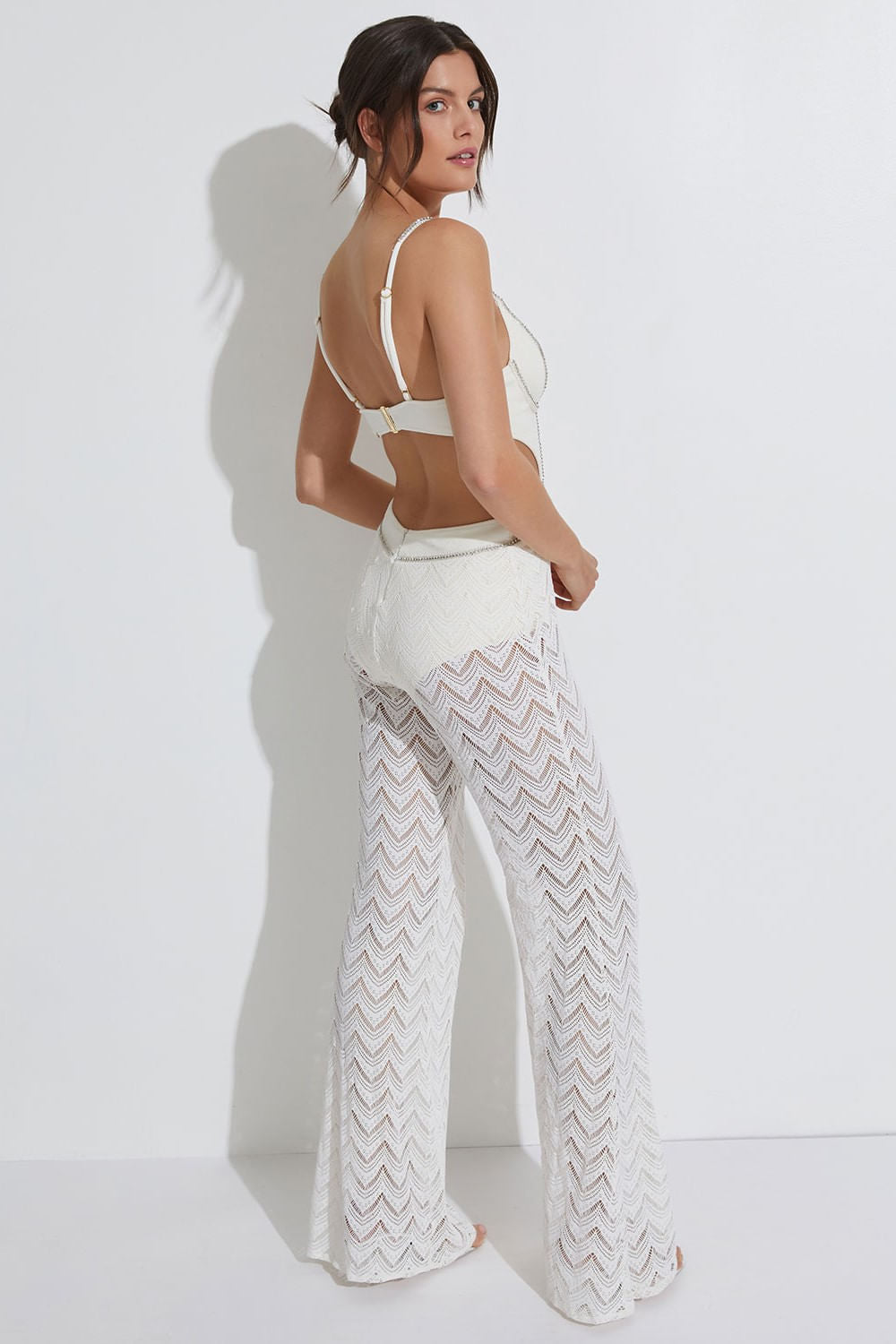 MACACÃO HAND-BEADED OFF WHITE