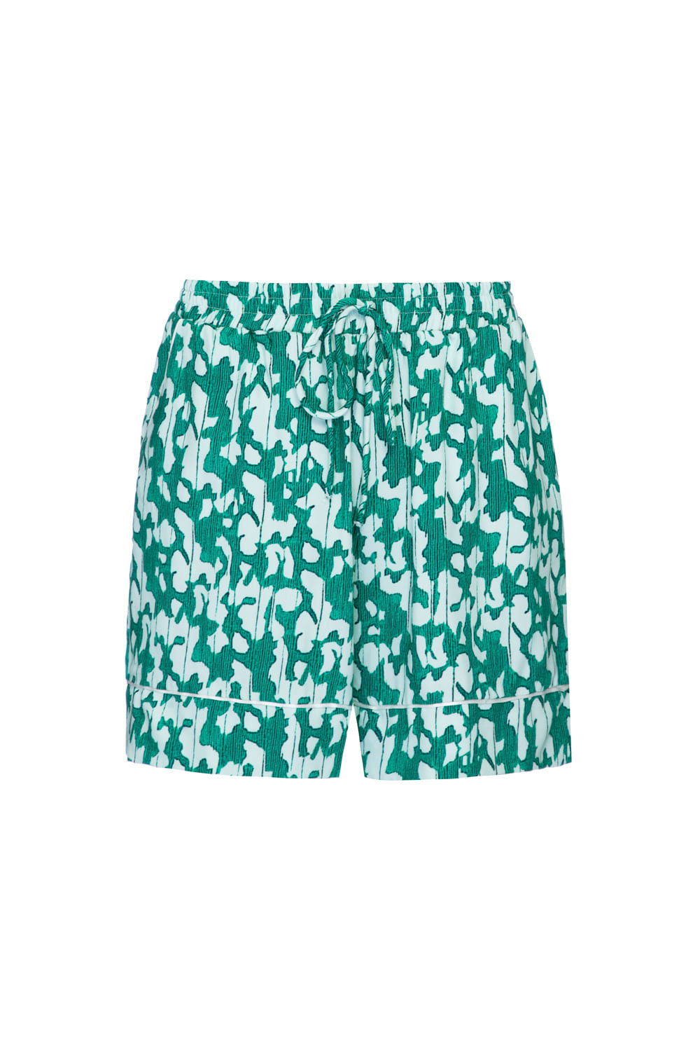 PIJAMA CURTO ANIMAL PLANT KADU DANTAS VERDE
