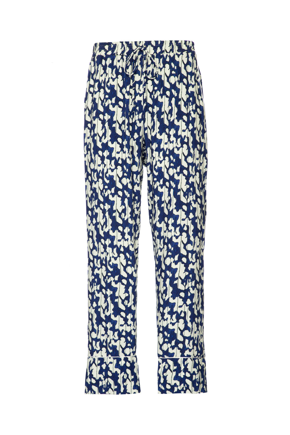 Pijama longo animal plant kadu dantas azul