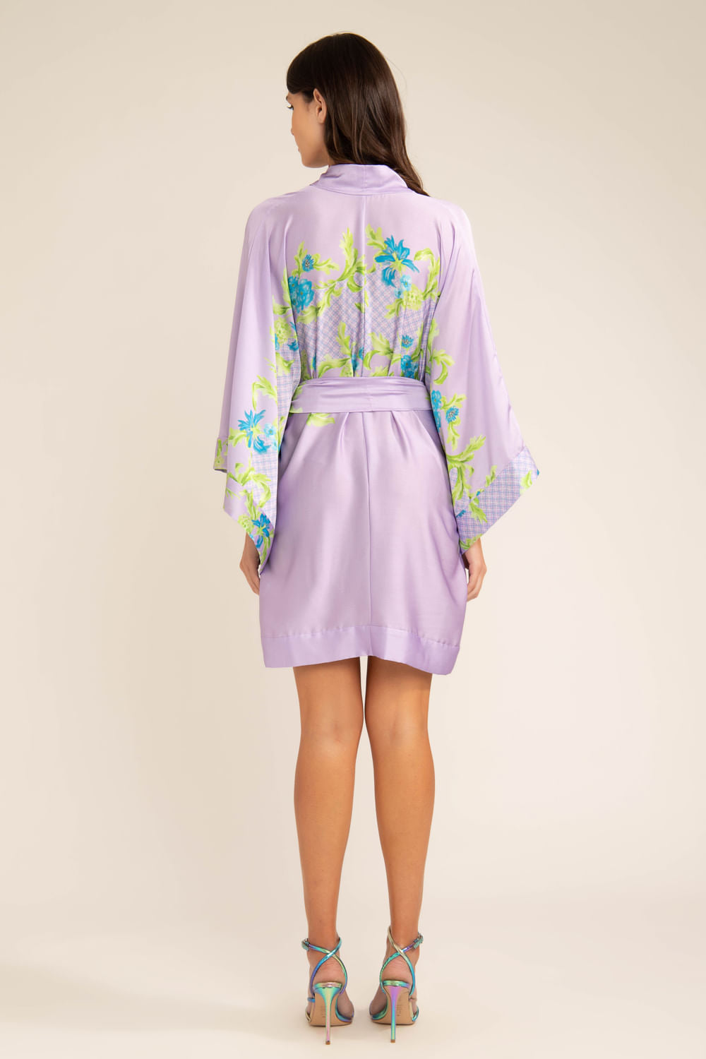 Pijama kimono lavender lilas