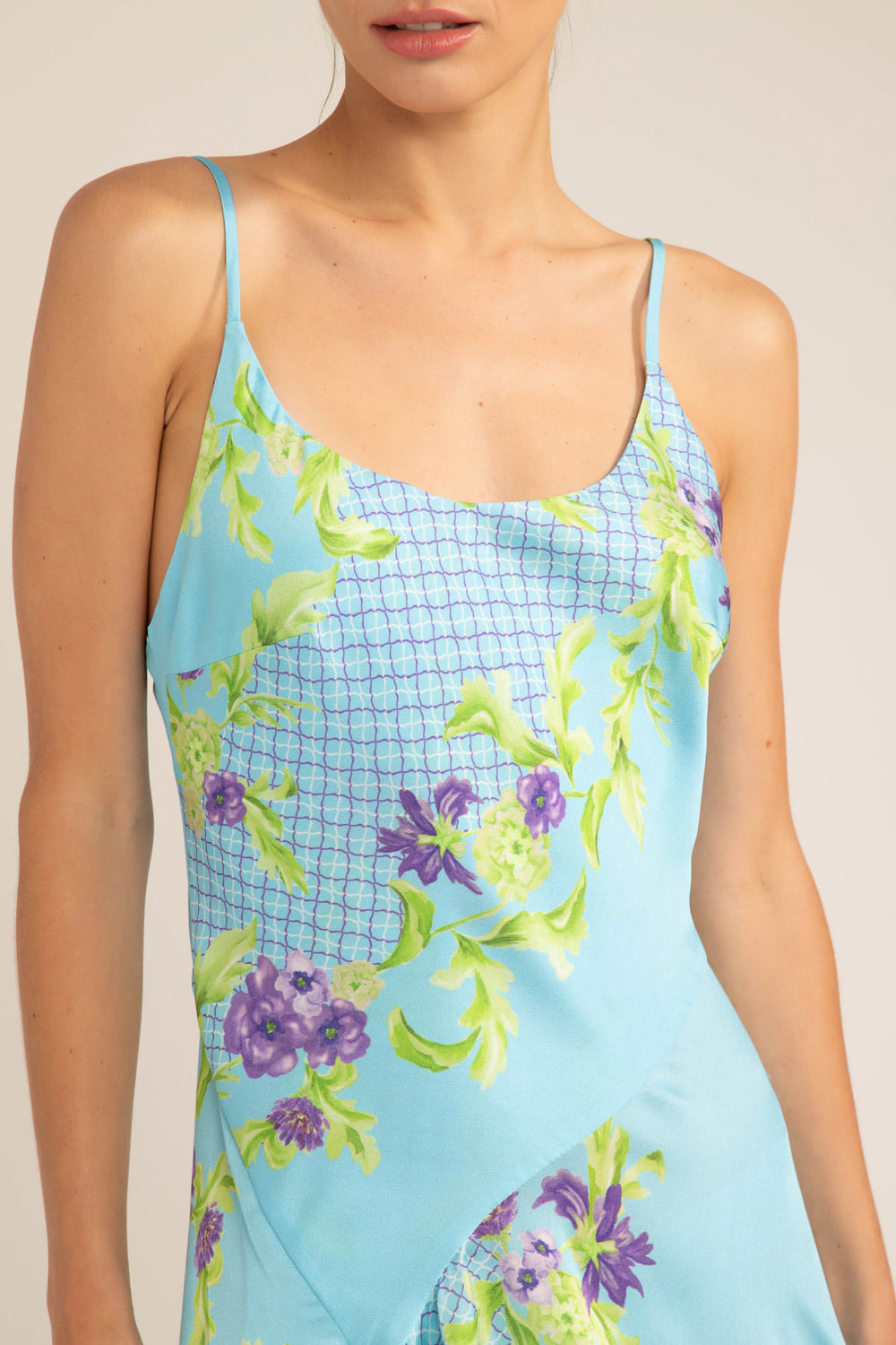 Slip dress lavender azul