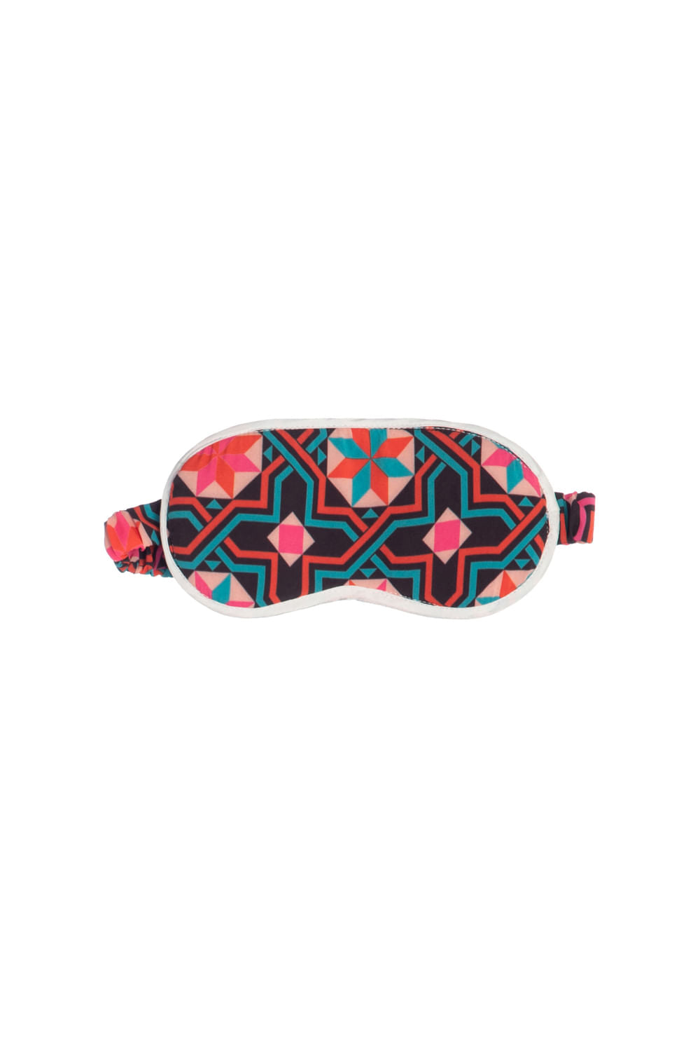 PIJAMA CURTO GEOMÉTRICO SOCHI PRETO